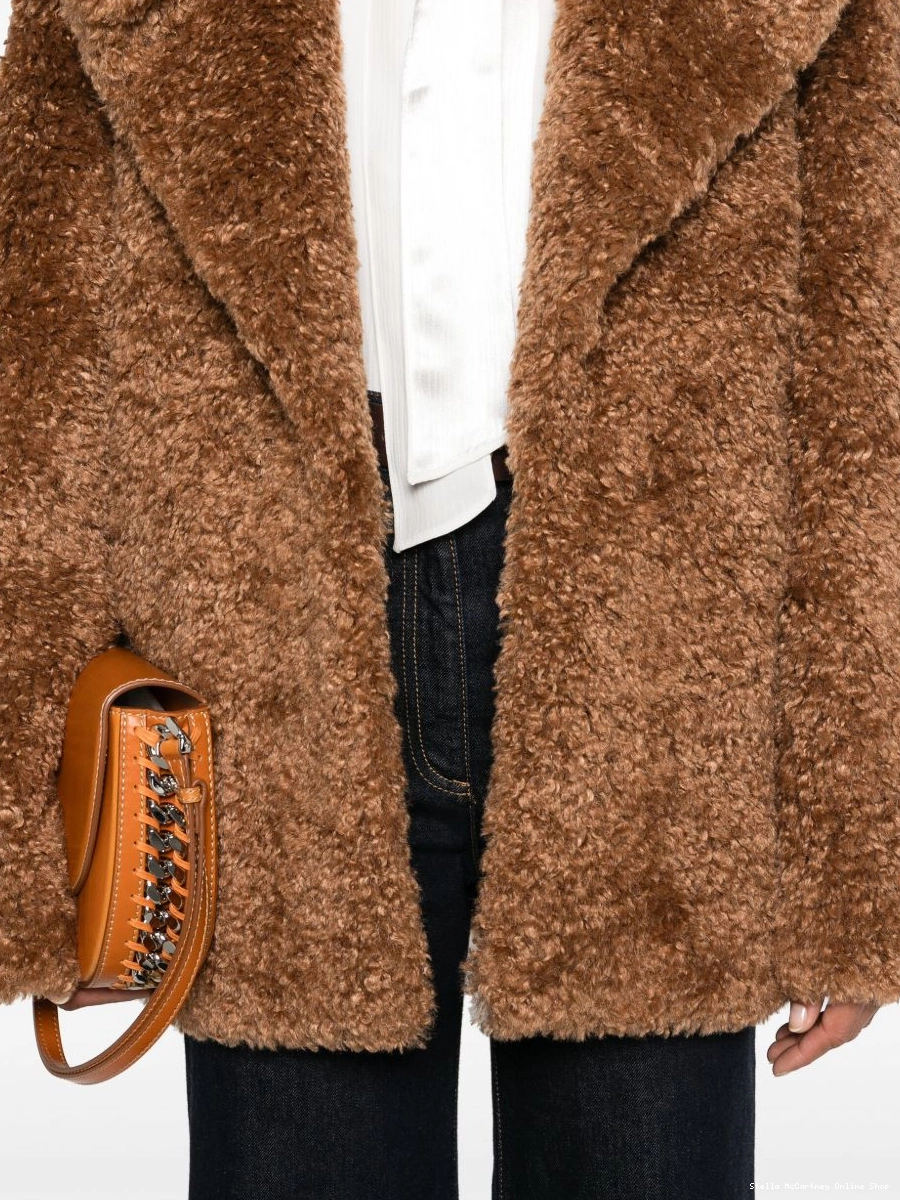 Cheap faux-shearling McCartney Fluffy Stella Women jacket 0701